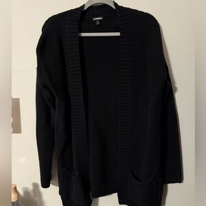 Express Black Sweater Cardigan